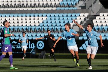 Imagen del Celta Fortuna-Málaga del pasado sábado.