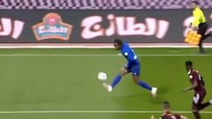 El espectacular centro de Carrillo para el gol de Gomis