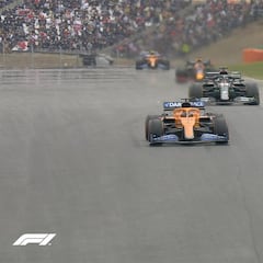 Épica salida de Sainz que le llevó del séptimo a liderar la carrera