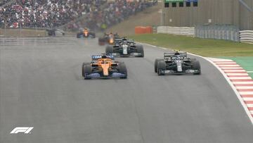 ?pica salida de Sainz que le llev車 del s谷ptimo a liderar la carrera