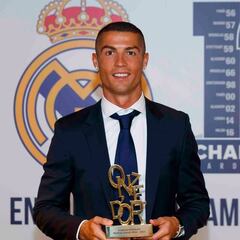 Zidane y Cristiano, los mejores del año para 'Onze Mondial'