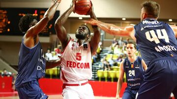 Imagen del partido entre el AS Mónaco y el MoraBanc Andorra.