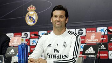 26/02/19 RUEDA DE PRENSA DE SOLARI ENTRENADOR DEL REAL MADRID