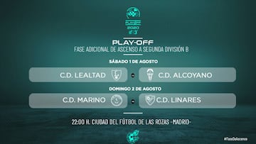 Emparejamientos de repesca en Tercera División.