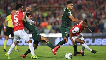 Santa Fe y Nacional empatan en El Campín