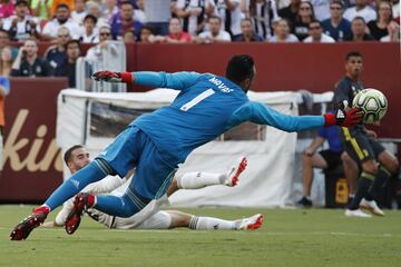 Carvajal anotó en propia puerta el 0-1.