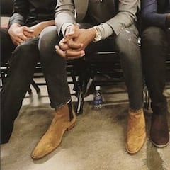 ¡Vaya botas gigantes que calza Karl-Anthony 'Bigfoot' Towns!