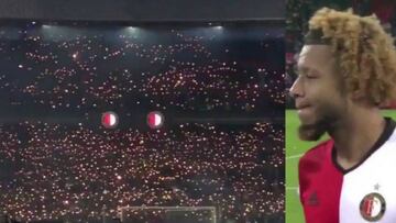 Touching tribute from Feyenoord fans for bereaved Vilhena