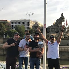 Llull, Campazzo, Causeur y Yusta dan los buenos días desde Cibeles