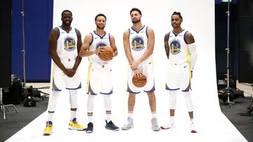 Green, Curry, Klay y Russell, de izquierda a derecha