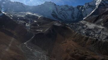 Imagen de un glaciar en la zona del Everest.