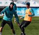 Ramos ya está listo y Cristiano reaparece con el ojo morado