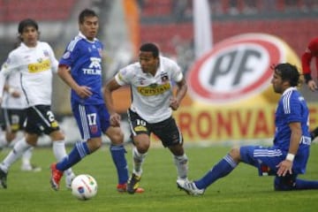 Macnelly Torres estuvo entre 2008 y 2010 en Colo Colo, donde logró dos títulos.