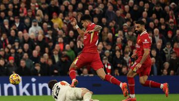 Luis Diaz de falso 9 en Liverpool