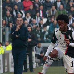 Cuadrado podría quedarse sin Sarri en la Juventus