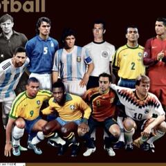 Messi y CR7 coronan un Bal¨®n de Oro Dream Team con Xavi