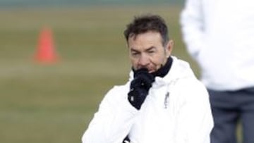 Abel Resino, en un entrenamiento.