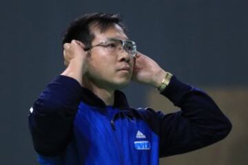 El vietnamita logró el récord olímpico en 10 m pistola de aire masculino con 202.5 puntos consiguiendo el oro.