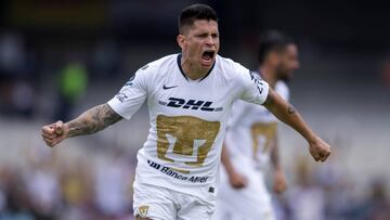 En la victoria de Pumas 4-2 sobre Lobos BUAP, el argentino naturalizado paraguayo puso fin a su mala racha.