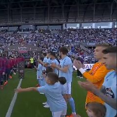 El Celta le hace pasillo al Barça como campeón de Liga 2018/19