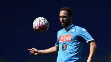 Gonzalo Higuaín, delantero del Nápoles.