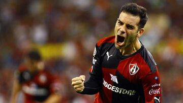 (FILES) This file photo taken on March 5, 2016 shows Rafael Marquez of Atlas celebrating after score against Santos during their Mexican Clausura 2016 tournament football match at Jalisco stadium, in Guadalajara, Mexico.
The US Treasury on August 9, 2017 accused Rafael Marquez, captain of Mexico's national football team and a former FC Barcelona player, of being a "front person" for a major drug trafficking organization. Marquez was one of 22 people and 43 entities the US Treasury placed on a sanctions list in relation to a Guadalajara-based drug trafficking cartel controlled by one Raul Flores Hernandez.
/ AFP PHOTO / Hector GUERRERO