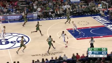 Resumen del Philadelphia 76ers-Milwaukee Bucks de la NBA