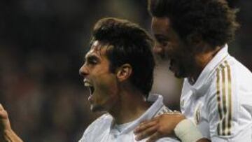 Los madridistas quieren un once con Marcelo y Kaká