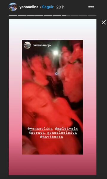 Bustamante se declara a Yana Olina en pleno concierto