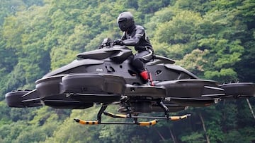 Esta es la primera moto voladora del mundo; cuesta más de 15 millones de pesos