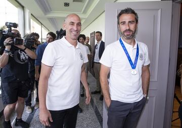 La RFEF recibe a las subcampeonas del mundo