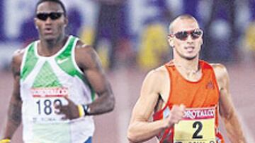 <b>MUY SUPERIOR. </b>Jeremy Wariner fue muy superior a Xavier Carter.