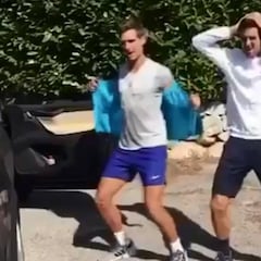 Djokovic mostró en Instagram cómo baila la canción de moda
