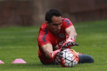 La Selección entrenó con 12 jugadores este lunes por la mañana.