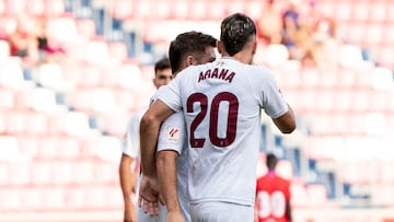 Juan Carlos Arana volvió a ser titular ante el Numancia