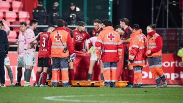 Panichelli fue atendido tras el fuerte golpe recibido en la cabeza.