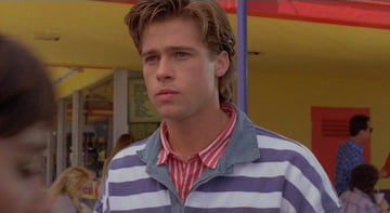 19 añitos tenía Brad Pitt en 'Clase sangrienta' (1989). 