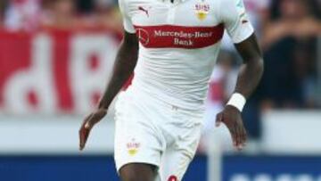 R&uuml;diger, con el Stuttgart. 