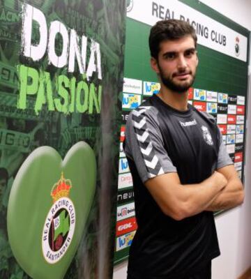 Mikel Santamaría, nuevo jugador del Racing de Santander.