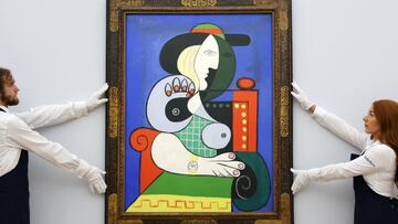 'Femme à la montre', el cuadro de 1932 de Picasso subastado este miércoles en Nueva York por Sotheby's.