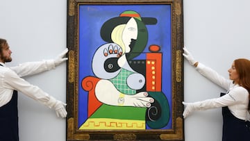 'Femme à la montre', el cuadro de 1932 de Picasso subastado este miércoles en Nueva York por Sotheby's.