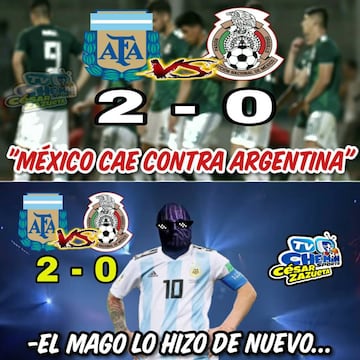 Los memes acaban con México tras su caída ante Argentina