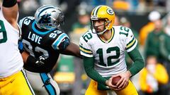 Aaron Rodgers no pudo obrar el milagro ante los Panthers