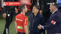 La roja a Almeyda por esta actitud chulesca con el árbitro que pinta a sanción histórica