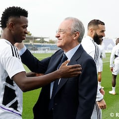 Florentino Pérez meets with Vinicius regarding racist abuse