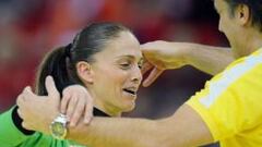 Silvia Navarro, la portera más baja de la élite mundial