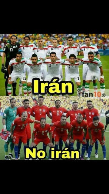 Los mejores memes de la eliminación de Chile y Estados Unidos