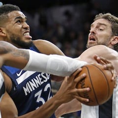 Los Spurs de Pau Gasol dan una lección a los renovados Wolves
