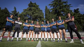 Vallejo, Sivera, Mer&eacute;, Mayoral, De la Fuente (seleccionador), Ceballos, Aar&oacute;n, Pedraza, Merino y Sim&oacute;n.