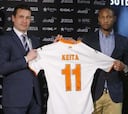 Keita, presentado con el 11: "En 10 días estaré en condiciones"